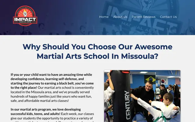 Screenshot of impactmissoula.com