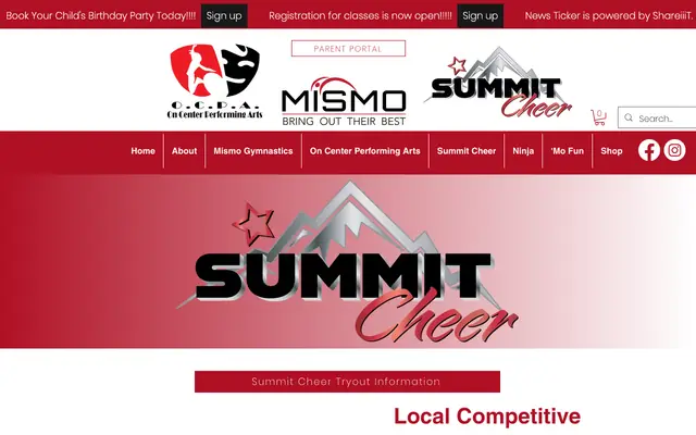 Screenshot of mismogym.com