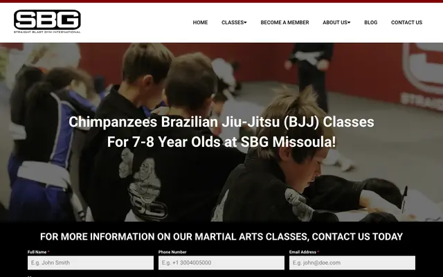 Screenshot of sbgmissoula.com