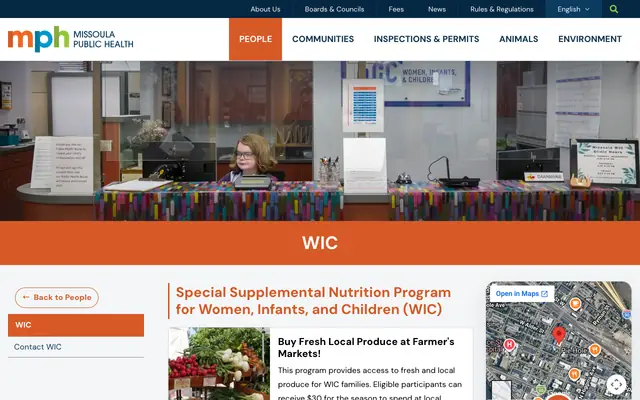 Screenshot of missoulapublichealth.org
