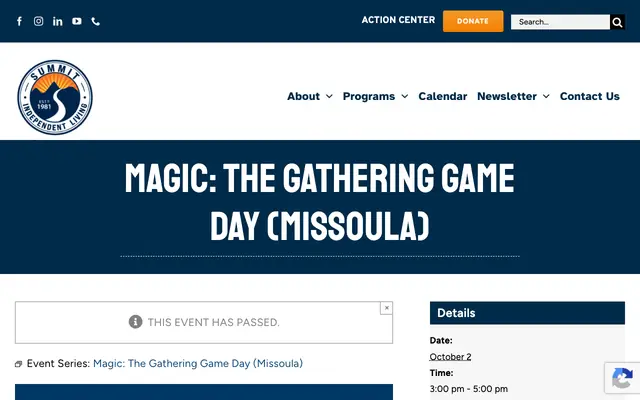 Screenshot of summitilc.org