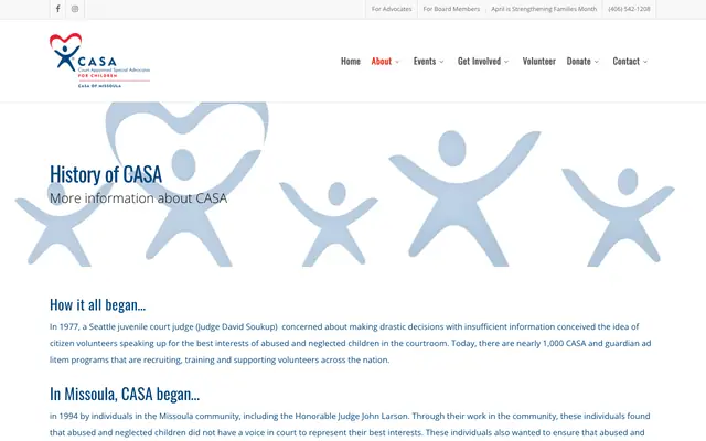 Screenshot of casamissoula.org