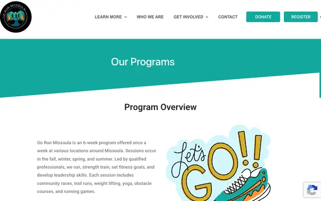 Screenshot of gorunmissoula.com